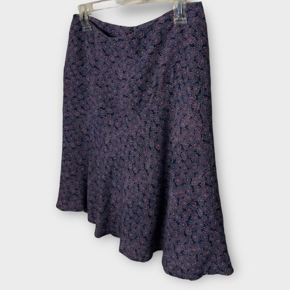 Boden Women's Navy Floral Spray Skater A-Line Flared Mini Skirt Size 6 - Picture 11 of 11